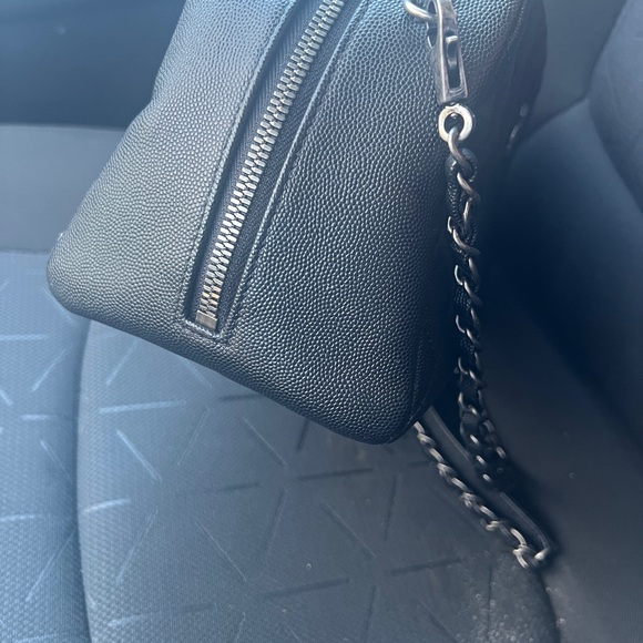 Chanel Coco Handle Bowling,black caviar quilted lizard-embossed top handle - Picture 5 of 17